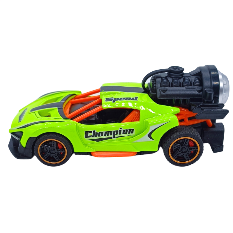 Gokidy Sprey Fonksiyonlu Pilli Çek Bırak Araba – Eğitici Işıklı Egzozlu Oyuncak Araç