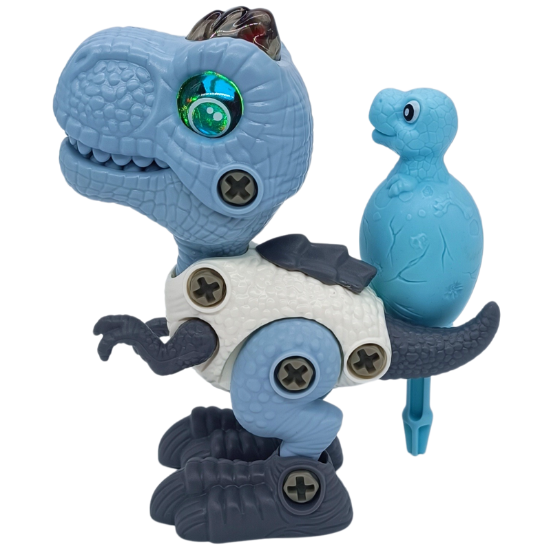 Gokidy Sök-Tak Dinazor Sesli Işıklı Oyuncak – 71449 | Eğitici Vida Montajlı Dinozor Oyuncak Seti