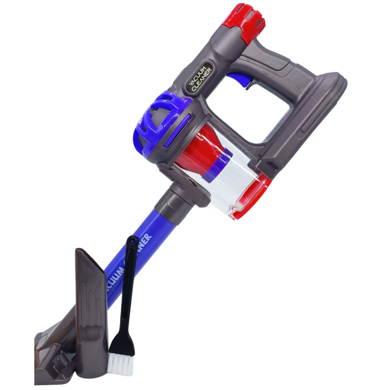 Pasifik Oyuncak Şarjlı Dikey Süpürge | Mini Elektrikli Temizlik Oyuncağı | Evcilik & Temizlik Seti 096-15