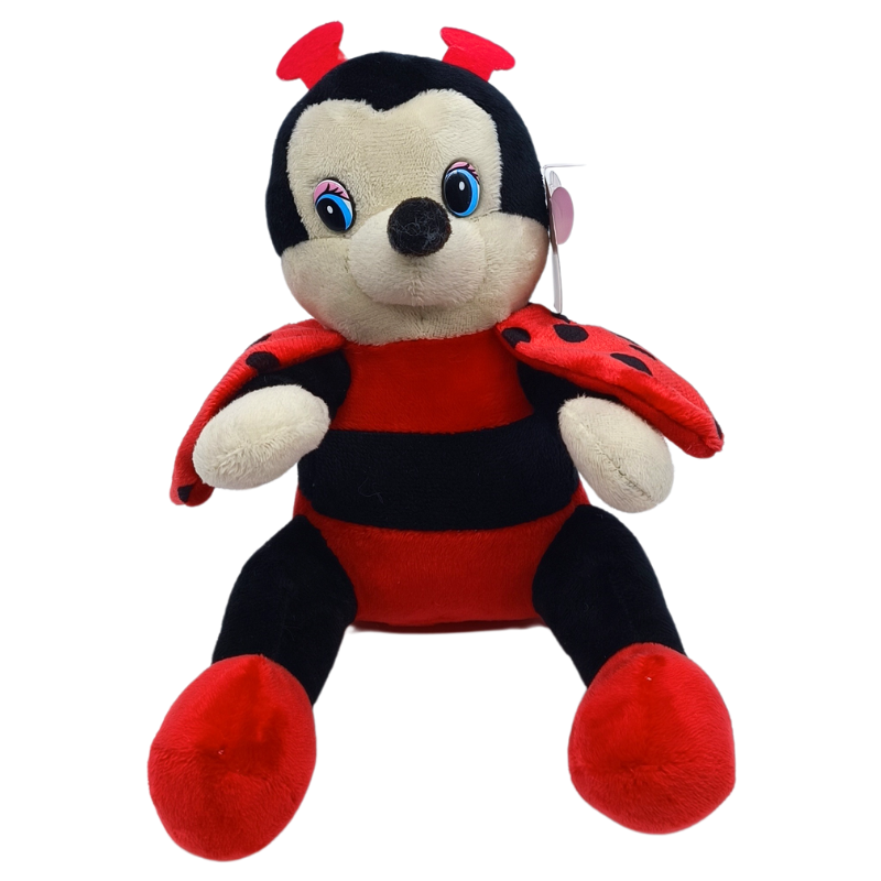 Sevimli Peluş Uğur Böceği – Kız Çocuklar için Yumuşak Dokulu Peluş Oyuncak Hediye