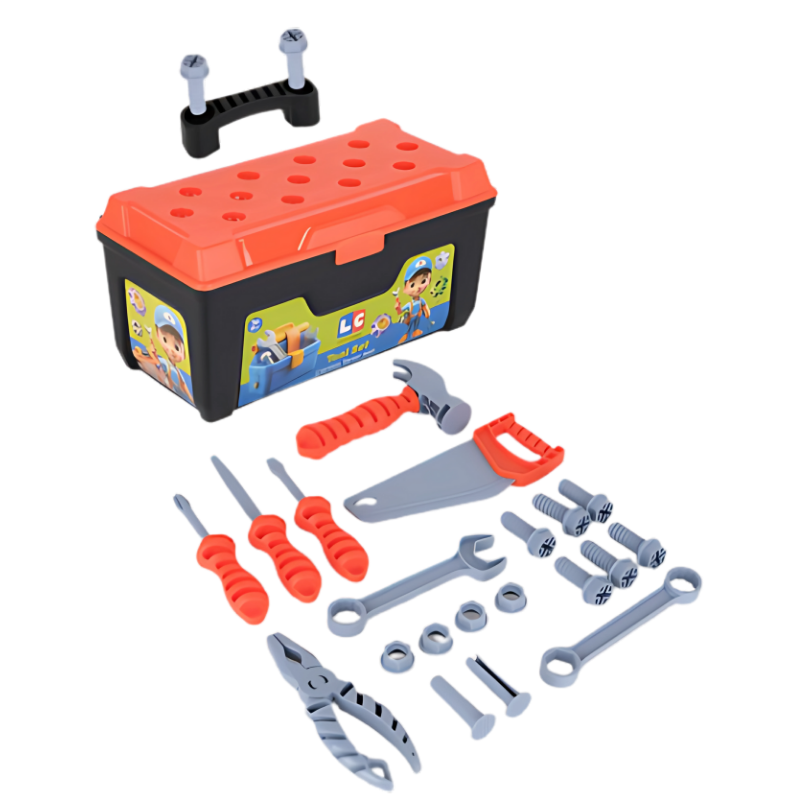Lc Oyuncak Plastik Tamir Seti – 25 Parça Eğitici Alet Kutusu