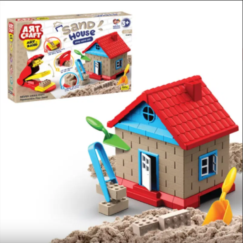 Art Craft Ev Temalı Kinetik Kum Seti