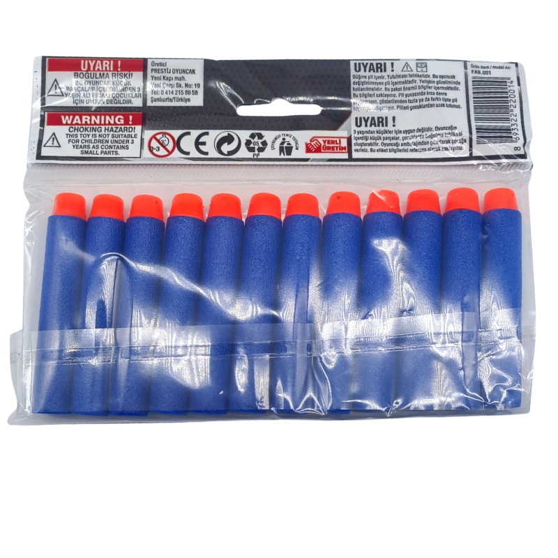 Prestij Oyuncak 12'li Köpük Yedek Dart