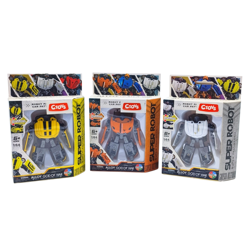 Ctoy Arabaya Dönüşen Robot Mini Oyuncak CTOY-666-Z