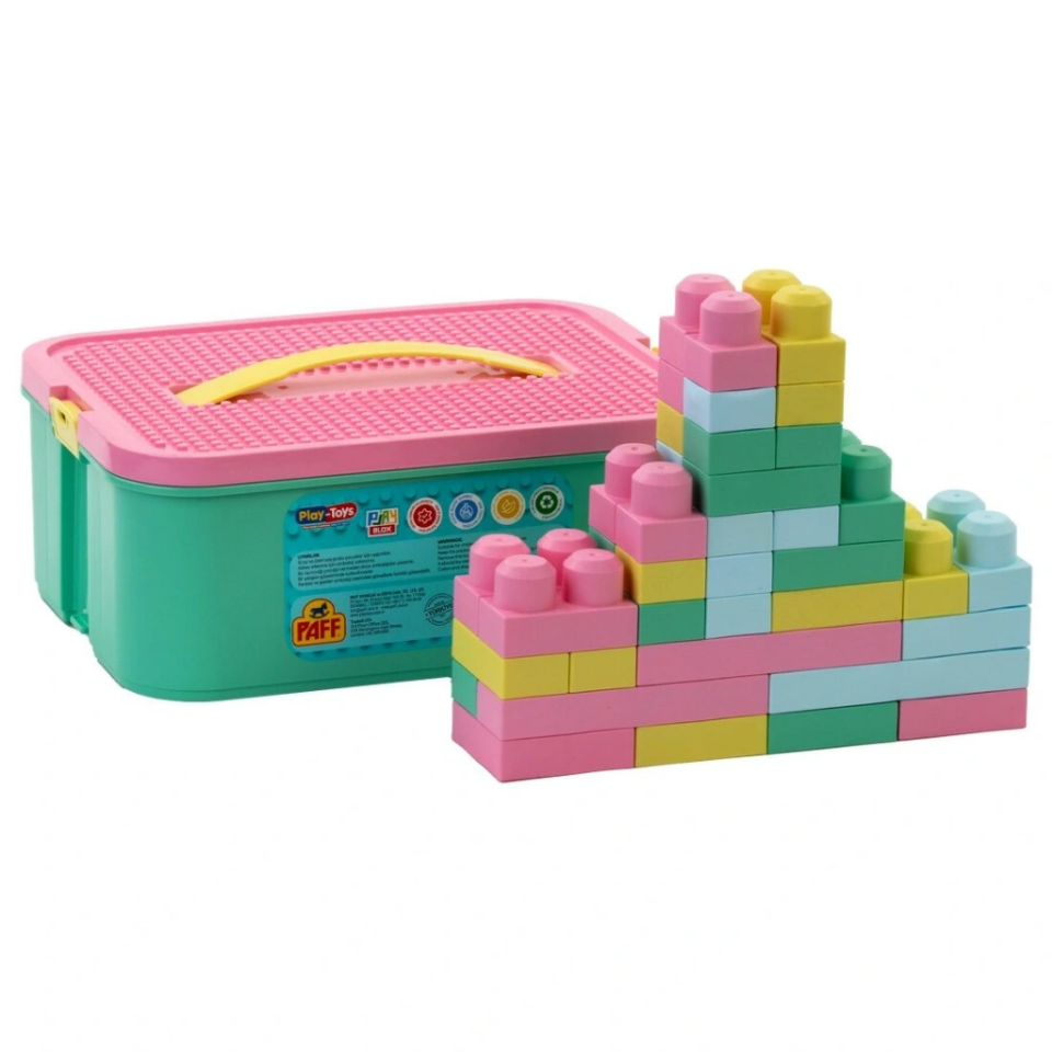 Asya Oyuncak Playtoys Soft Blocks 48 Parça Yumuşak Bloklar 1185