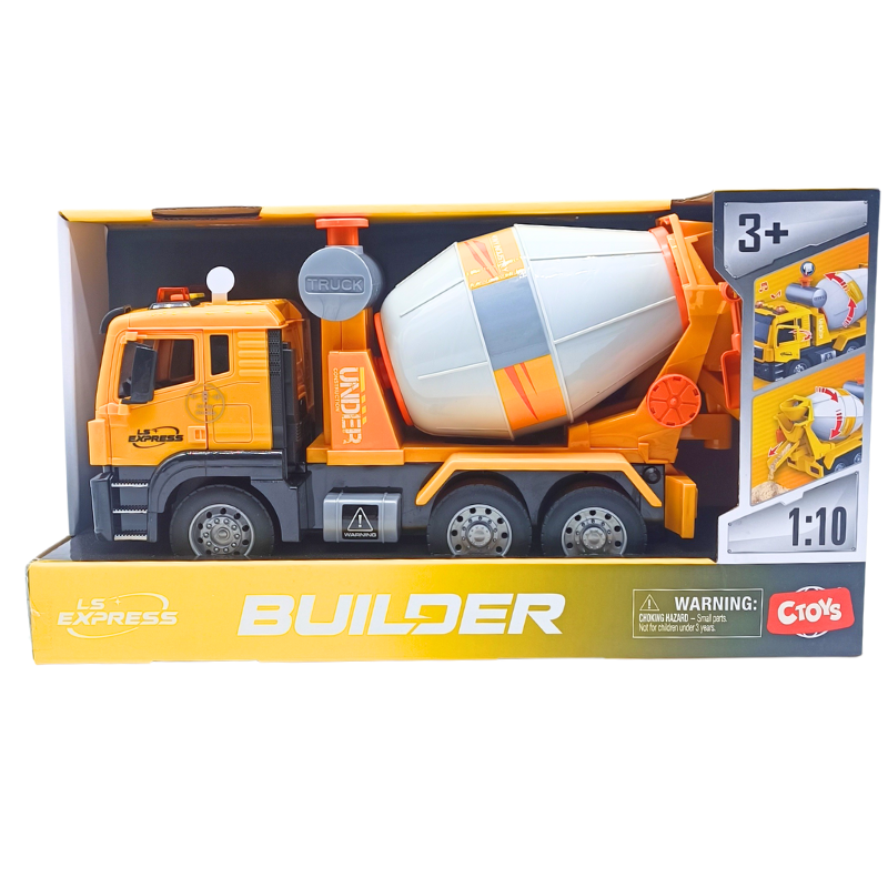 Ctoy Sesli Pilli Eğitici Oyuncak Beton Mikseri CTOY-WY1111A