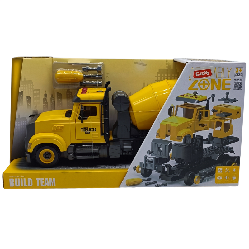 Ctoy Sök Tak Eğitici Büyük Boy Oyuncak Beton Mikseri CTOY-YW9075C