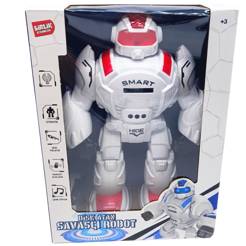 Birlik Oyuncak Uzaktan Kumandalı Disk Atabilen Oyuncak Robot 27115