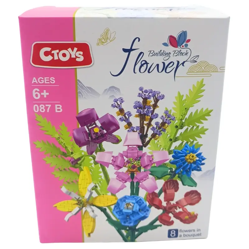Ctoy Mini Çiçek Blokları Yapı Seti CTOY-749