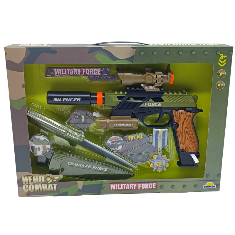 Sunman Oyuncak Hero Silahlı Asker Oyuncak Seti S00004308