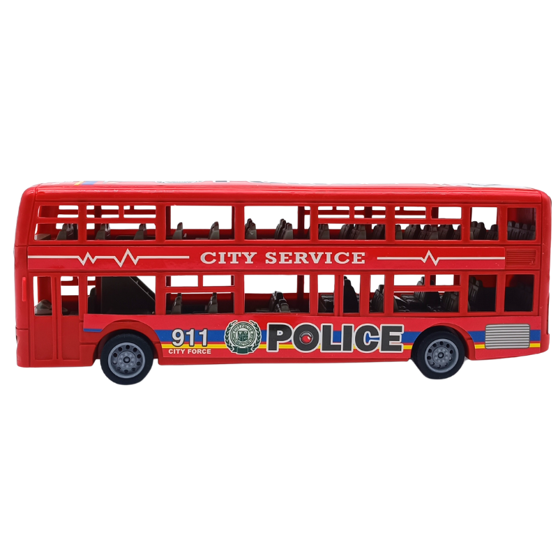 Samatlı Oyuncak İki Katlı Oyuncak Şehir Otobüsü Y628A