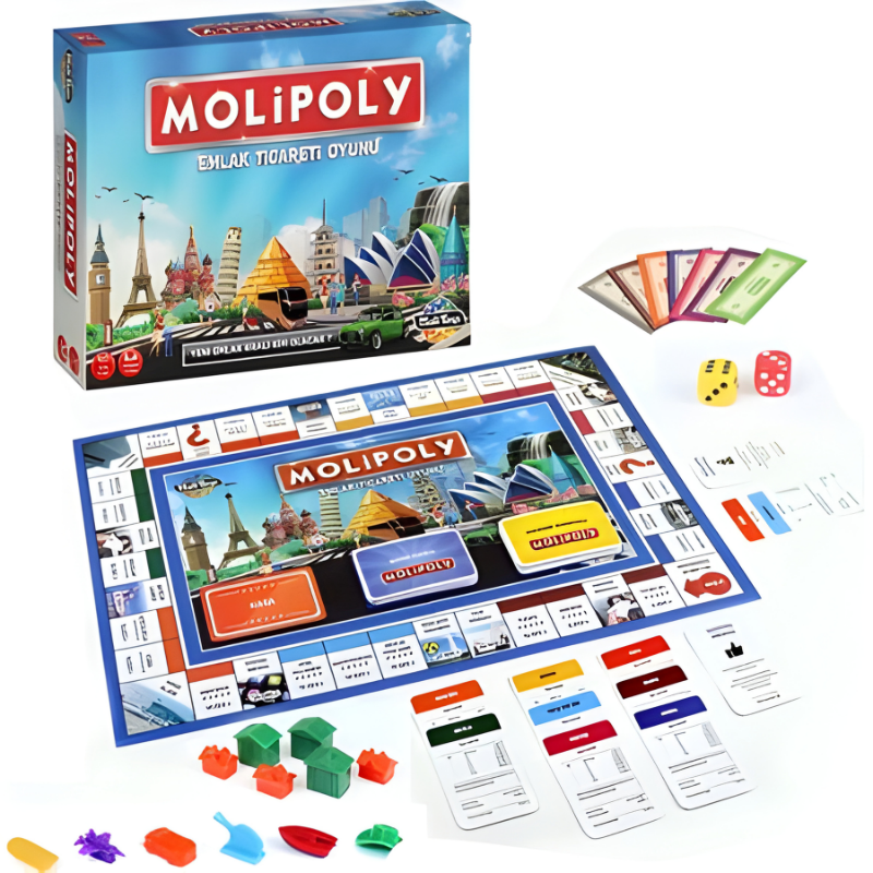 Moli Toys Molicity Dünya Emlak Ticareti Oyunu ML-1476