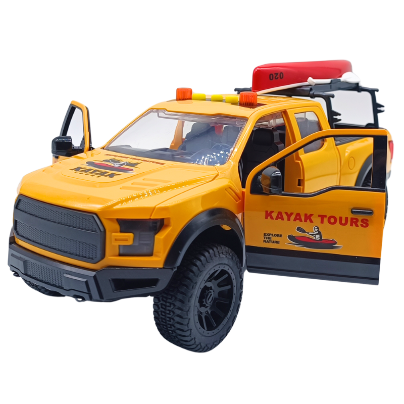 Galtoys Işıklı Sesli Kano Taşıyan Oyuncak Pickup 666-85P