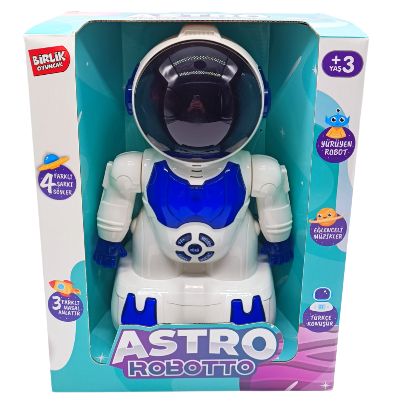 Birlik Oyuncak Astro Robotto Sesli Işıklı Oyuncak Robot URT010-005