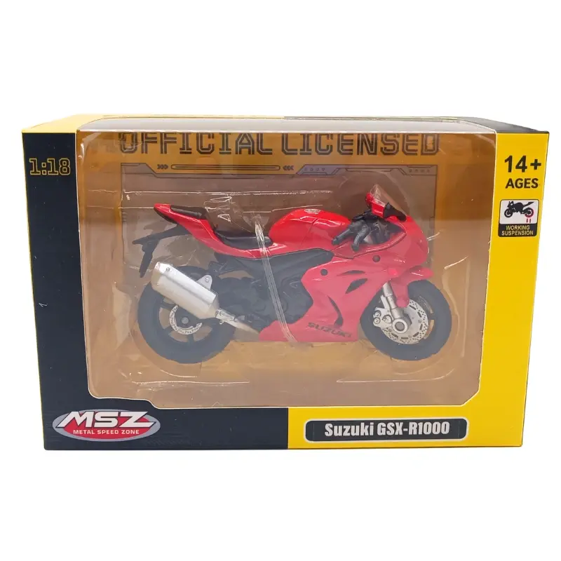 Suzuki GSX-R1000 Diecast Oyuncak Lisanslı Motosiklet 67703